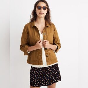 Madewell Ashwood Chore Coat in Dark Tobacco